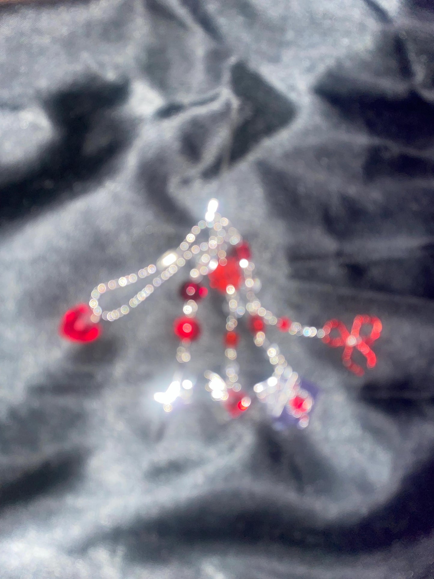 Crimson Reverie Charm Strap