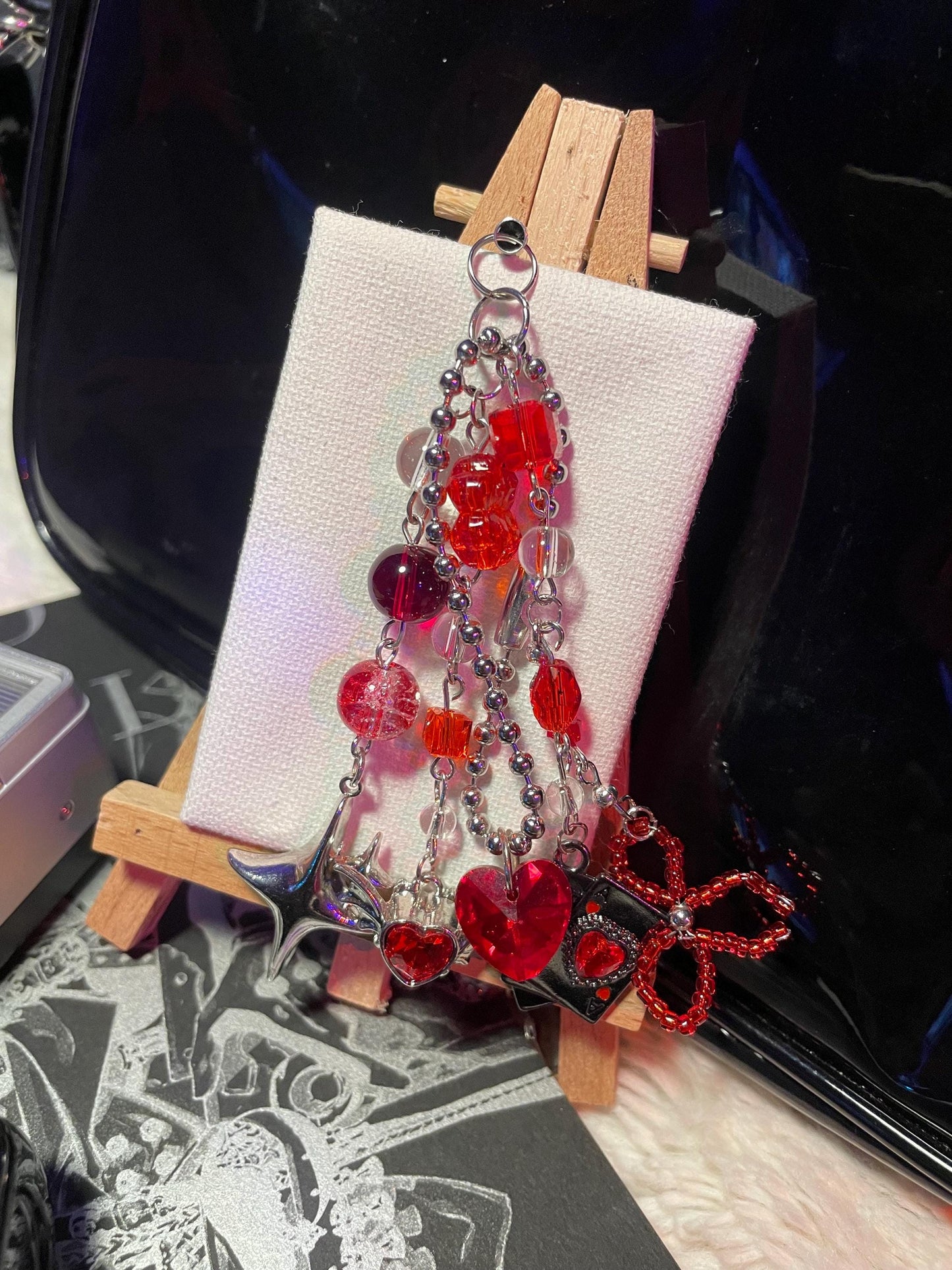 Crimson Reverie Charm Strap