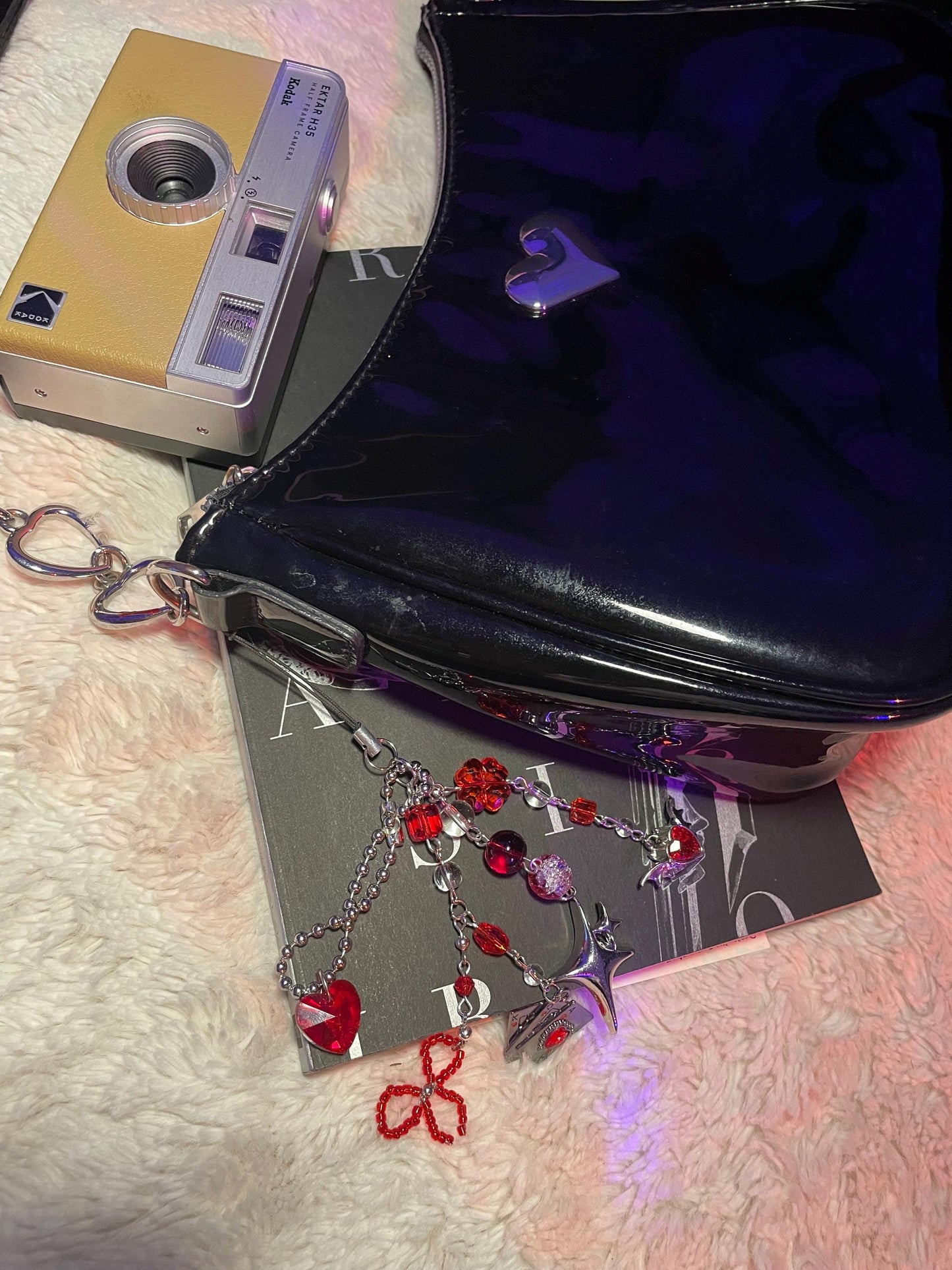 Crimson Reverie Charm Strap