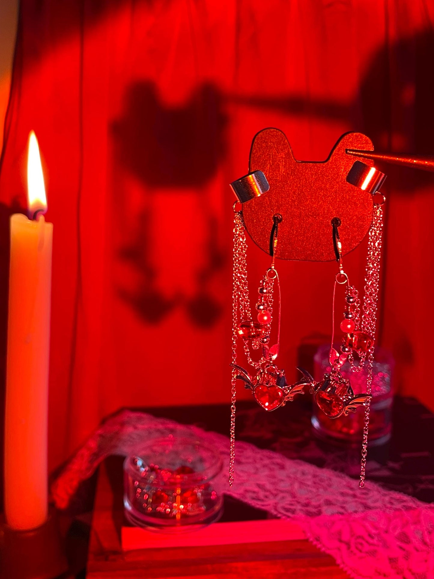 Ruby Reckoning Earrings