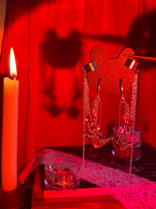 Ruby Reckoning Earrings