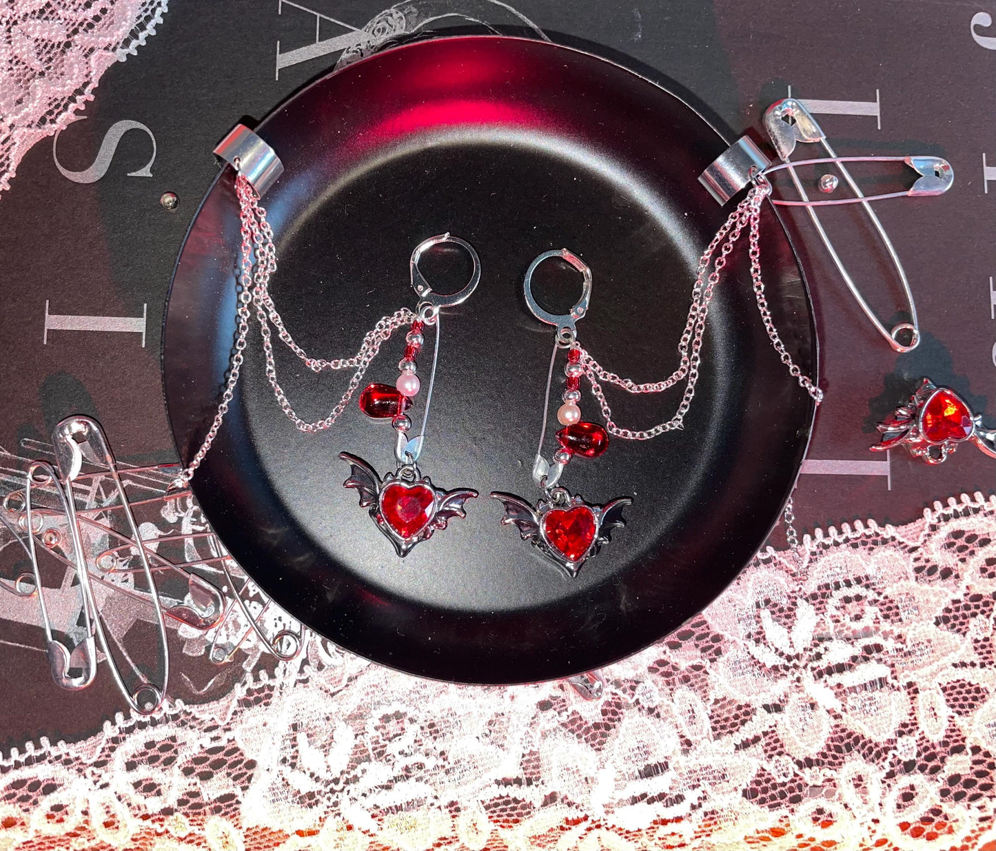 Ruby Reckoning Earrings